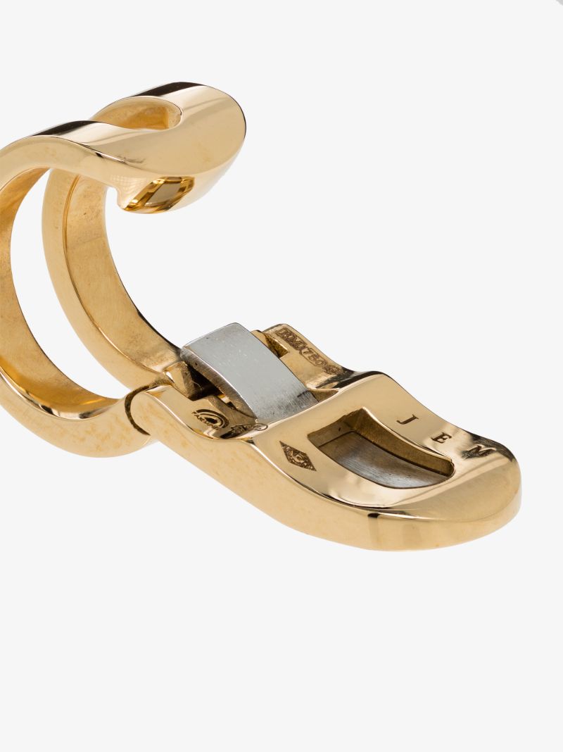 18k Yellow Gold Ã_x0083_â_x0080_°treintes Ear Cuff