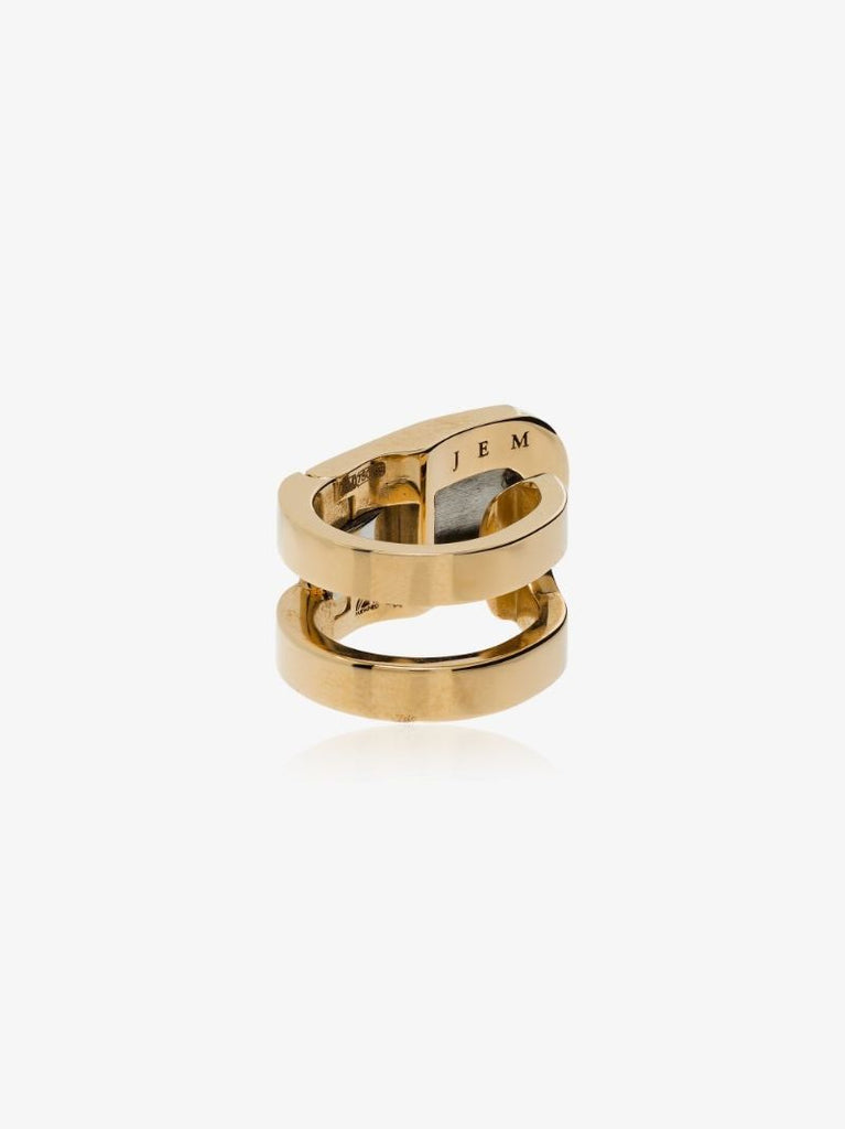 18k Yellow Gold Ã_x0083_â_x0080_°treintes Ear Cuff