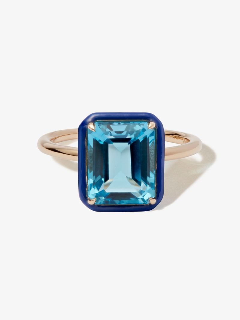 14k Yellow Gold Topaz Ring