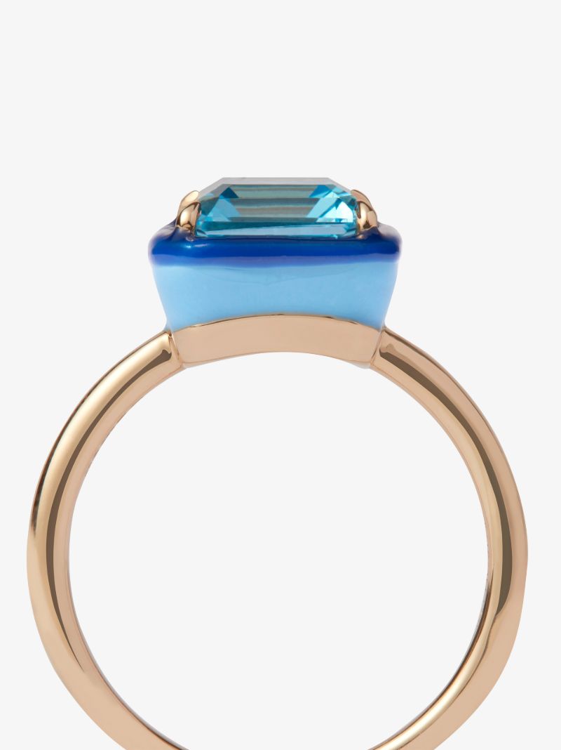 14k Yellow Gold Topaz Ring