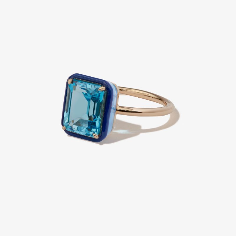 14k Yellow Gold Topaz Ring