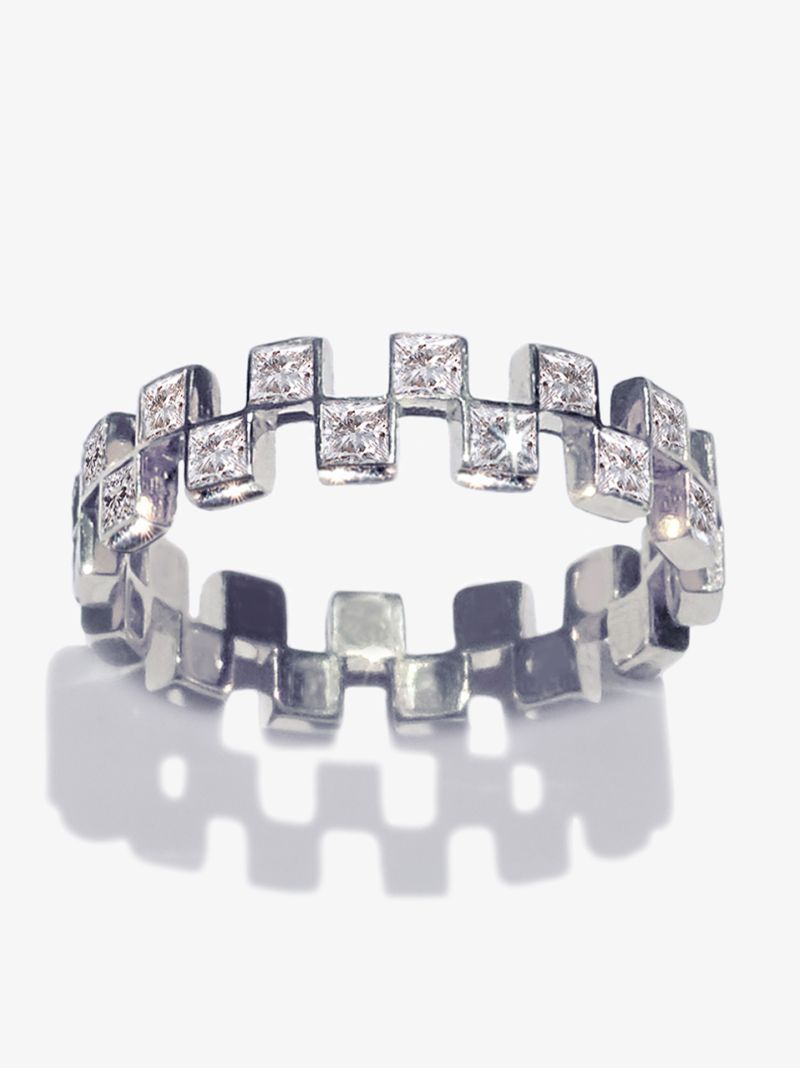 18k White Gold Anerise Diamond Ring