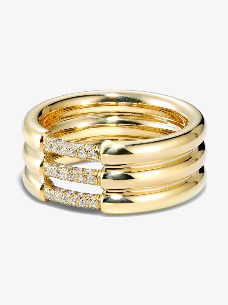 18k Yellow Gold Grande CerrÃ_x0083_Â© Diamond Ring