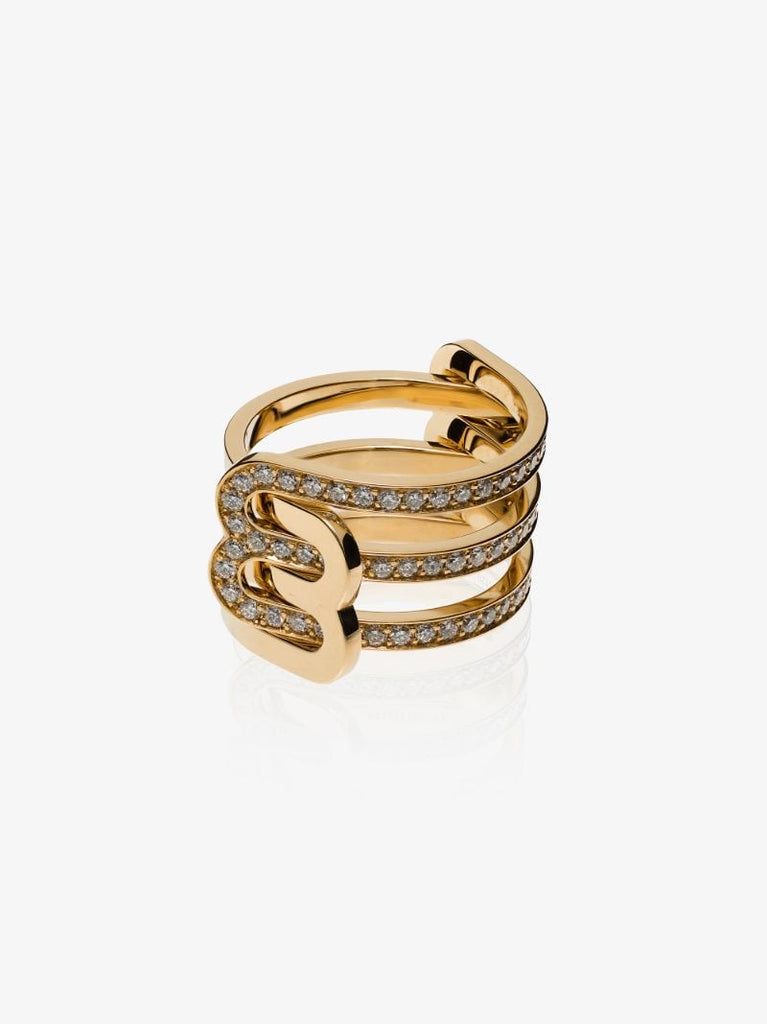 18k Yellow Gold Ã_x0083_â_x0080_°treintes Diamond Ring
