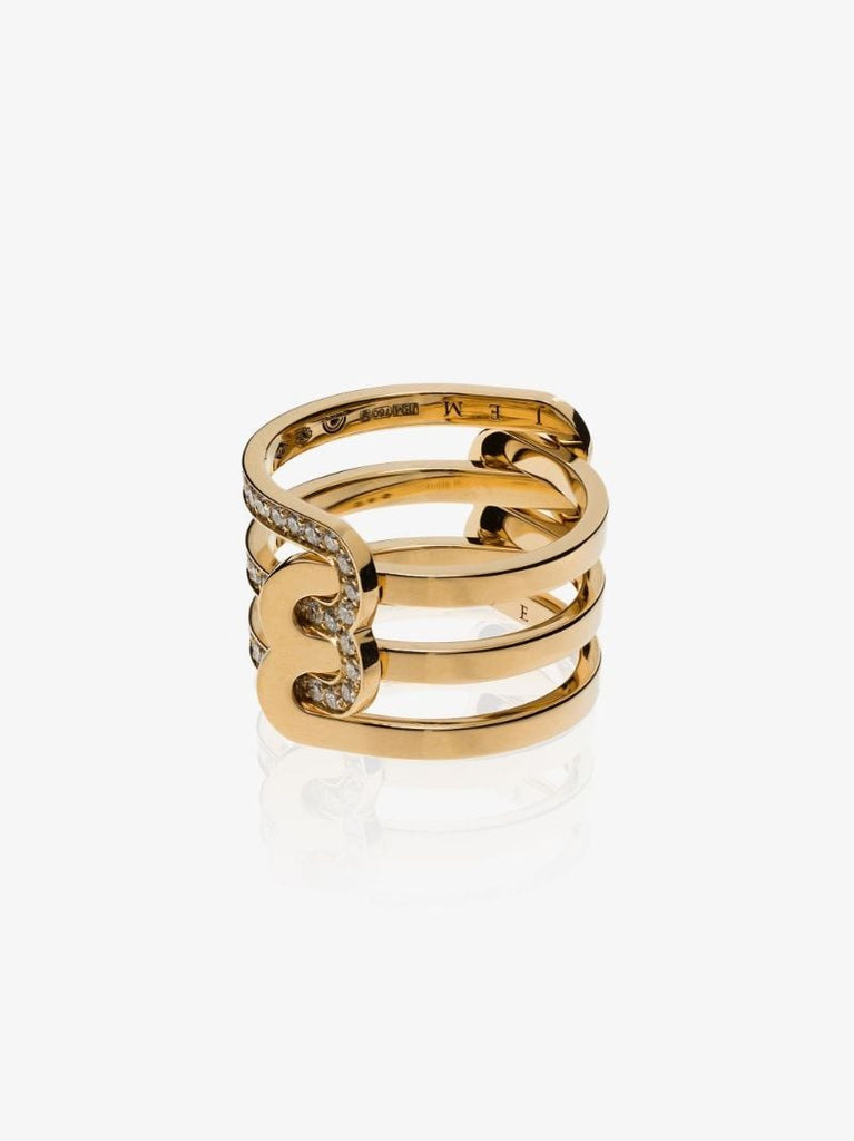 18k Yellow Gold Ã_x0083_â_x0080_°treintes Diamond Ring