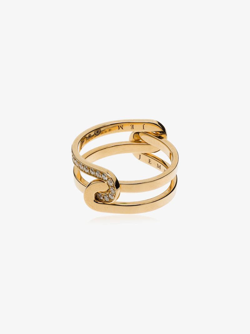 18k Yellow Gold Ã_x0083_â_x0080_°treintes Diamond Ring