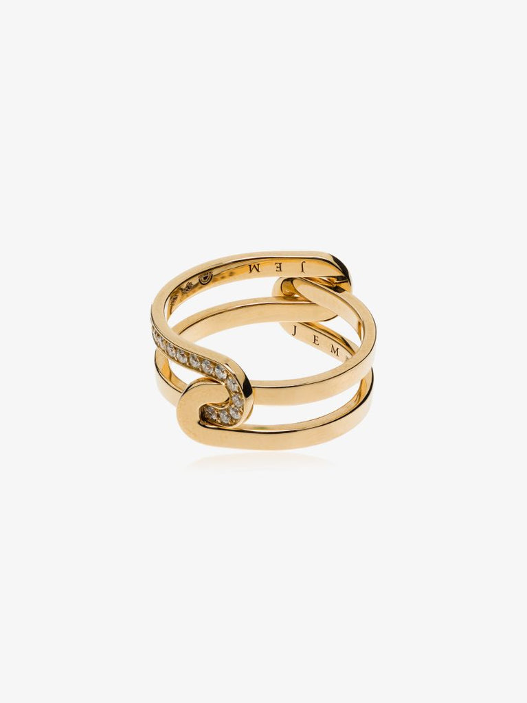 18k Yellow Gold Ã_x0083_â_x0080_°treintes Diamond Ring