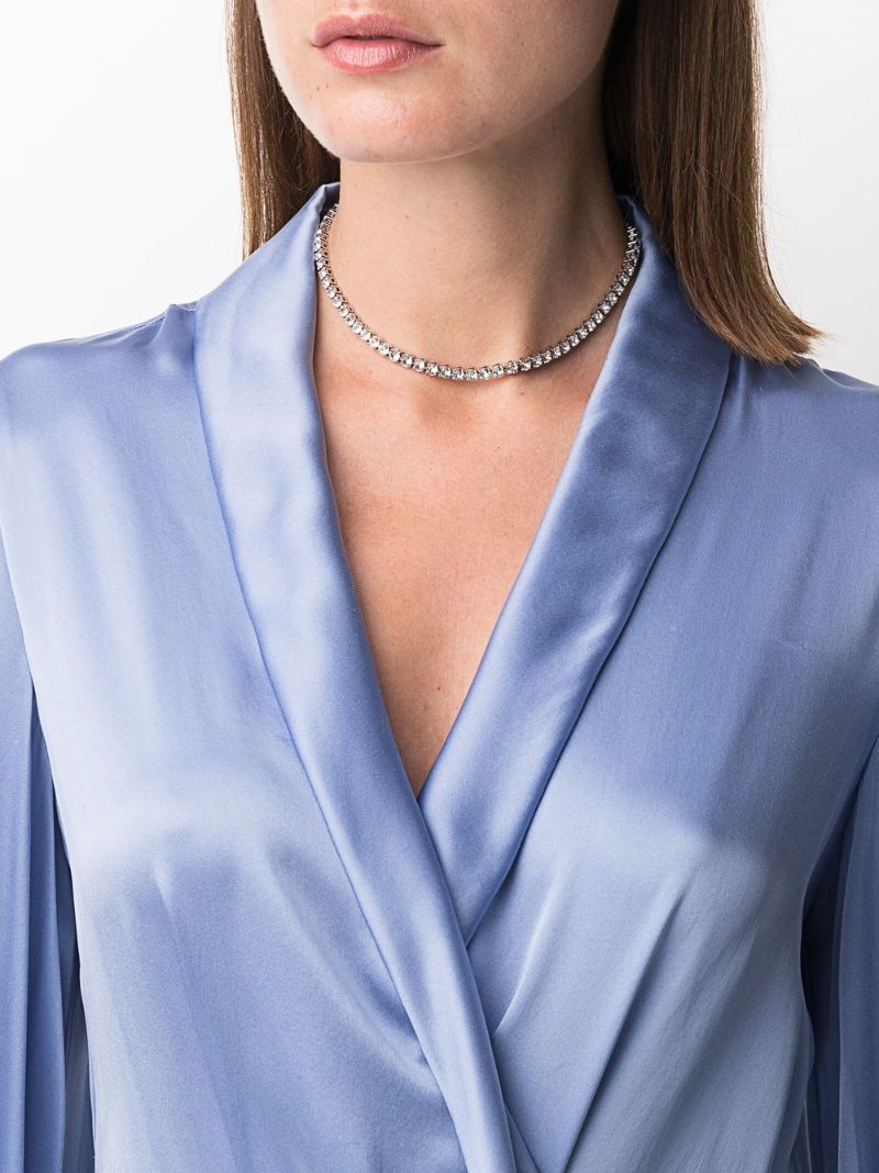Clear Crystal Tennis Necklace