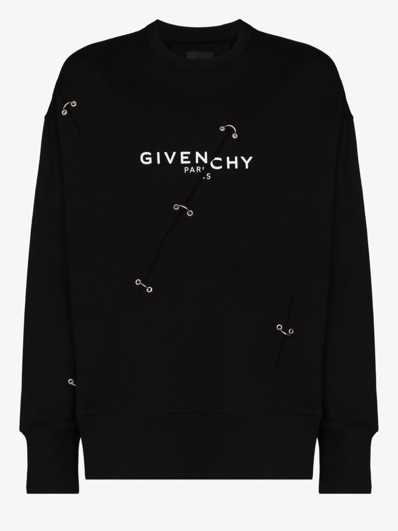 Trompe-l'Ã_x0085_â_x0080__x009c_il Logo Print Sweatshirt
