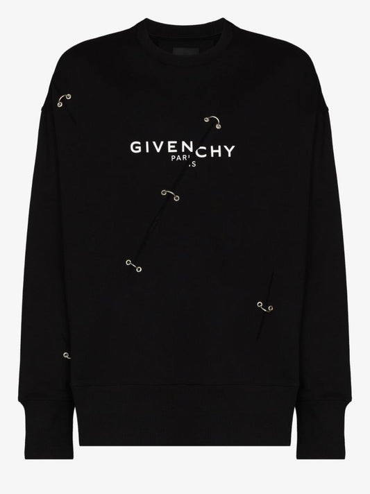 Trompe-l'Ã_x0085_â_x0080__x009c_il Logo Print Sweatshirt