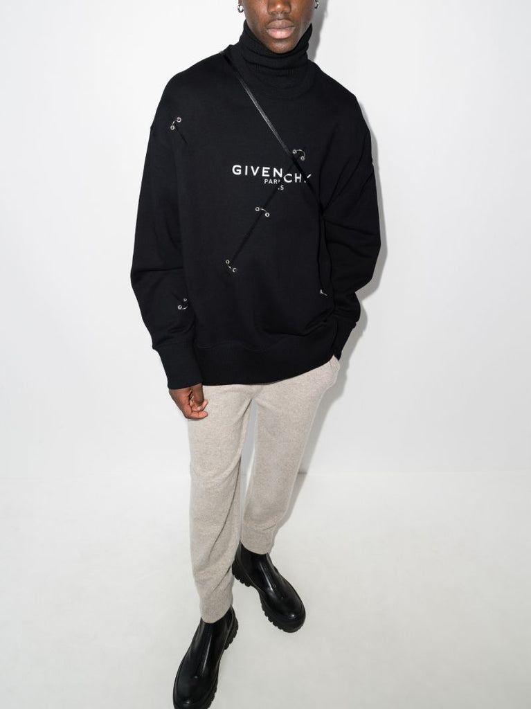 Trompe-l'Ã_x0085_â_x0080__x009c_il Logo Print Sweatshirt