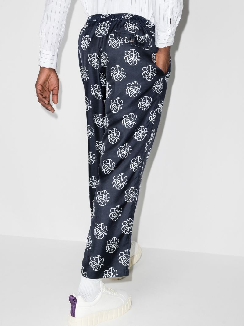 Fadi Printed Silk Trousers