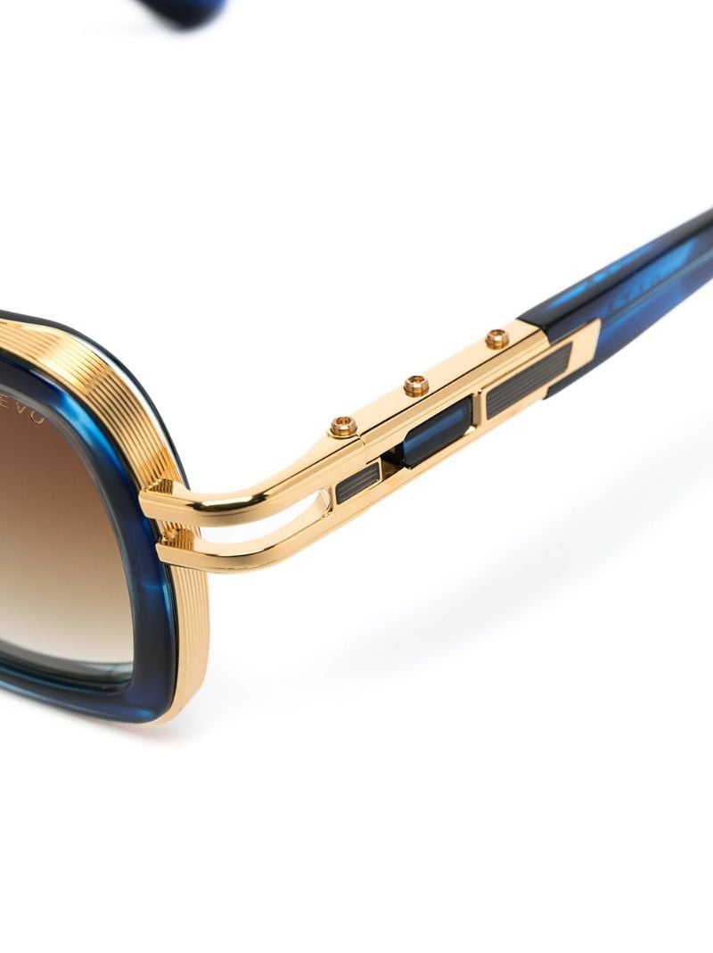 Blue Lxn-evo Pilot-style Sunglasses