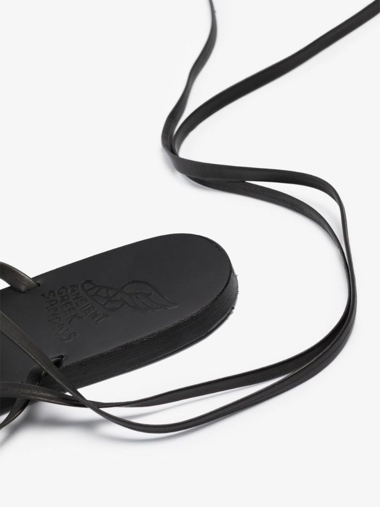 Black Morfi Leather Sandals