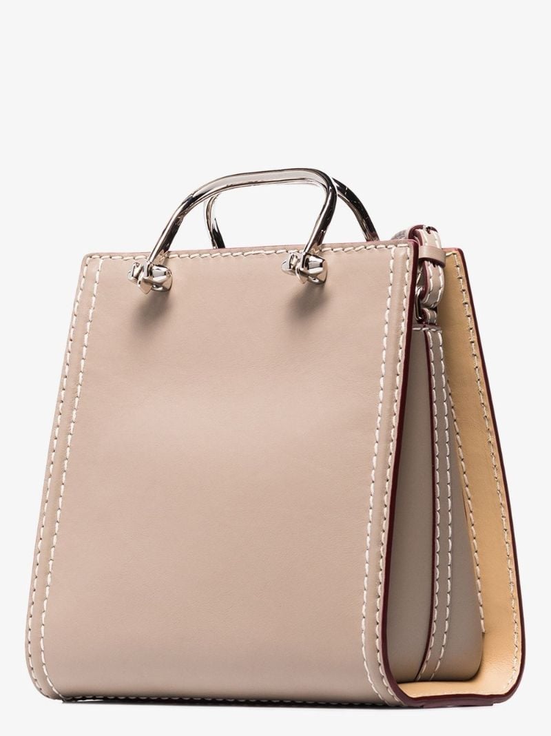Neutral the Short Story Leather Tote Bag