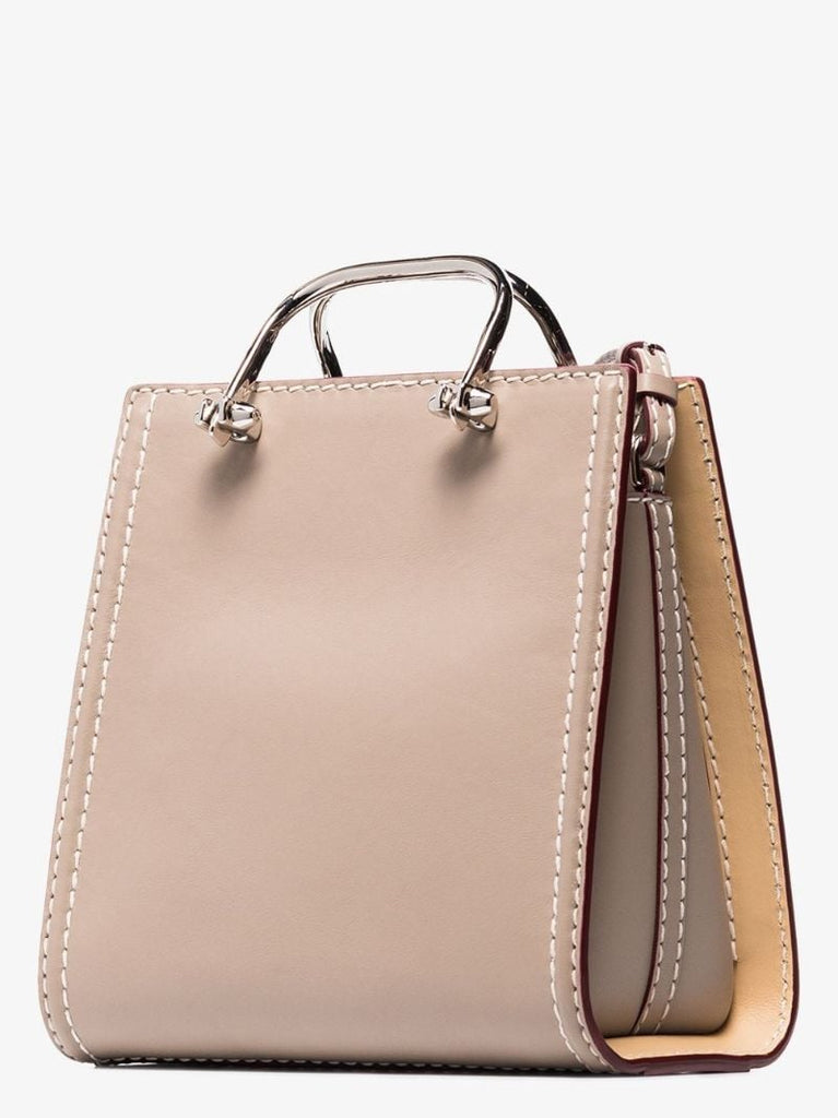 Neutral the Short Story Leather Tote Bag