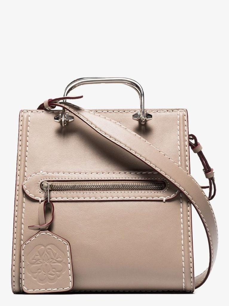Neutral the Short Story Leather Tote Bag
