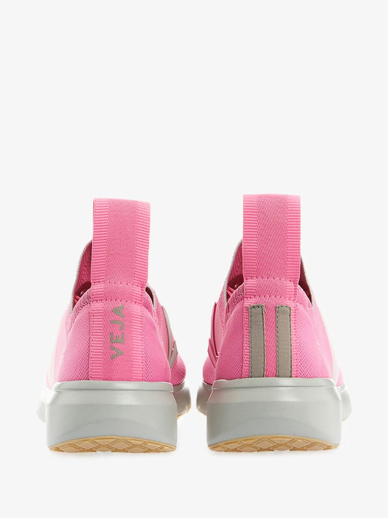 X Veja Pink V-knit Sneakers