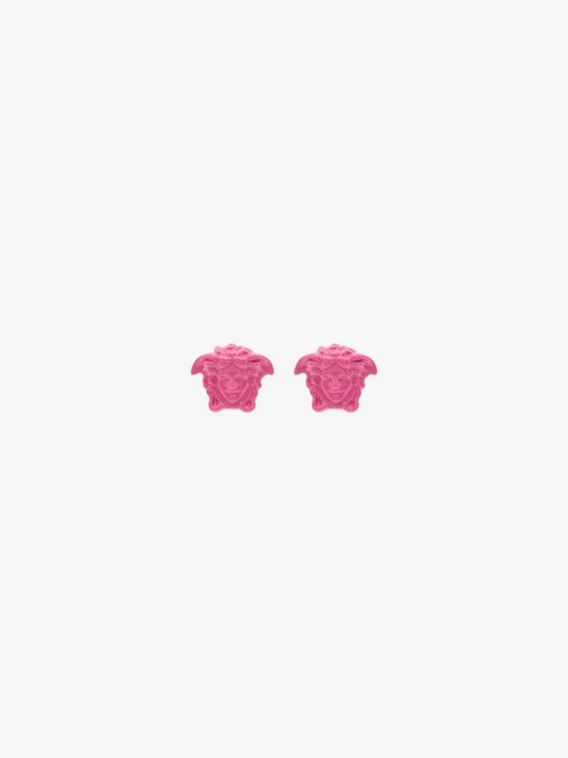 Pink Medusa Stud Earrings
