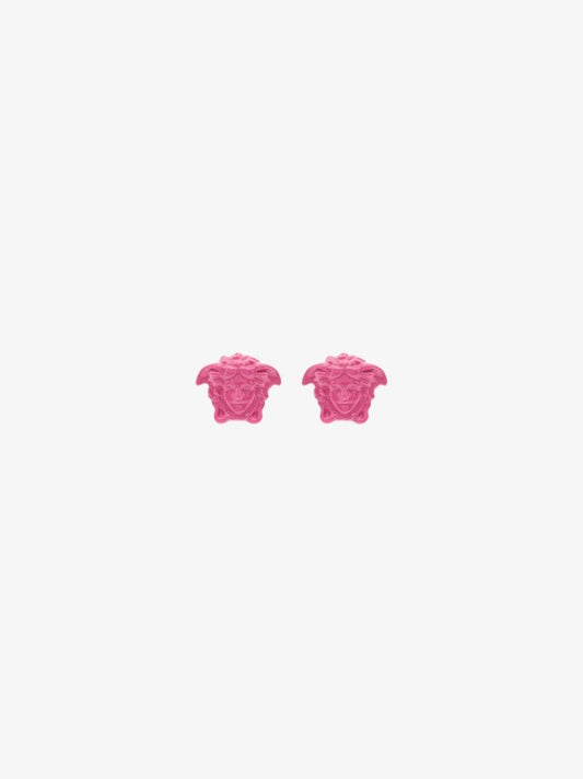 Pink Medusa Stud Earrings