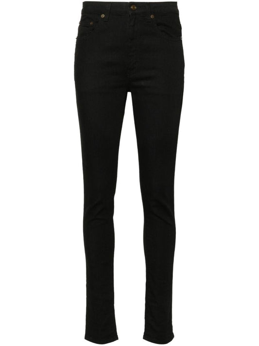 Black High-waist Skinny Jeans