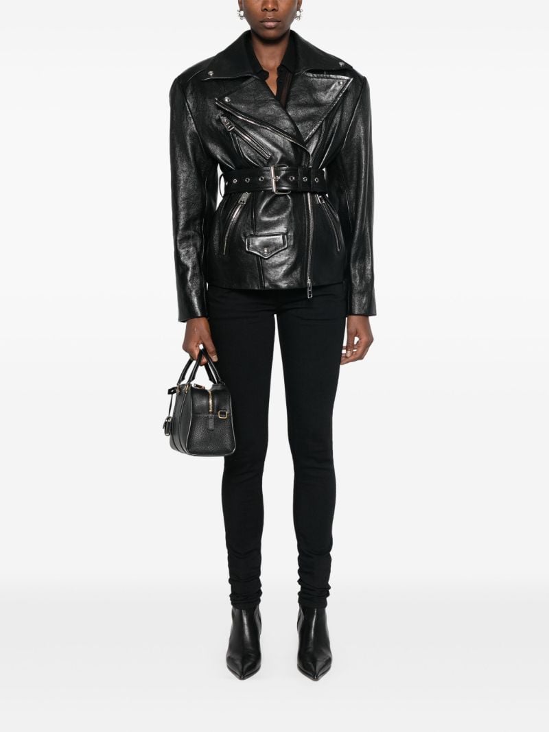 Black High-waist Skinny Jeans
