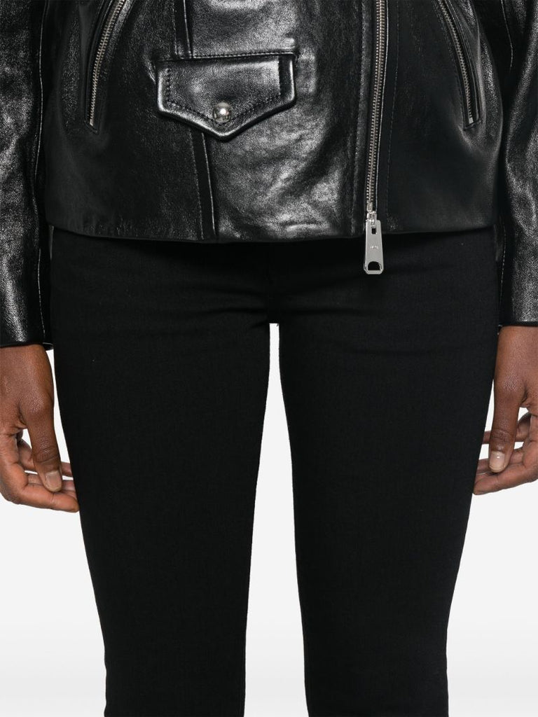 Black High-waist Skinny Jeans