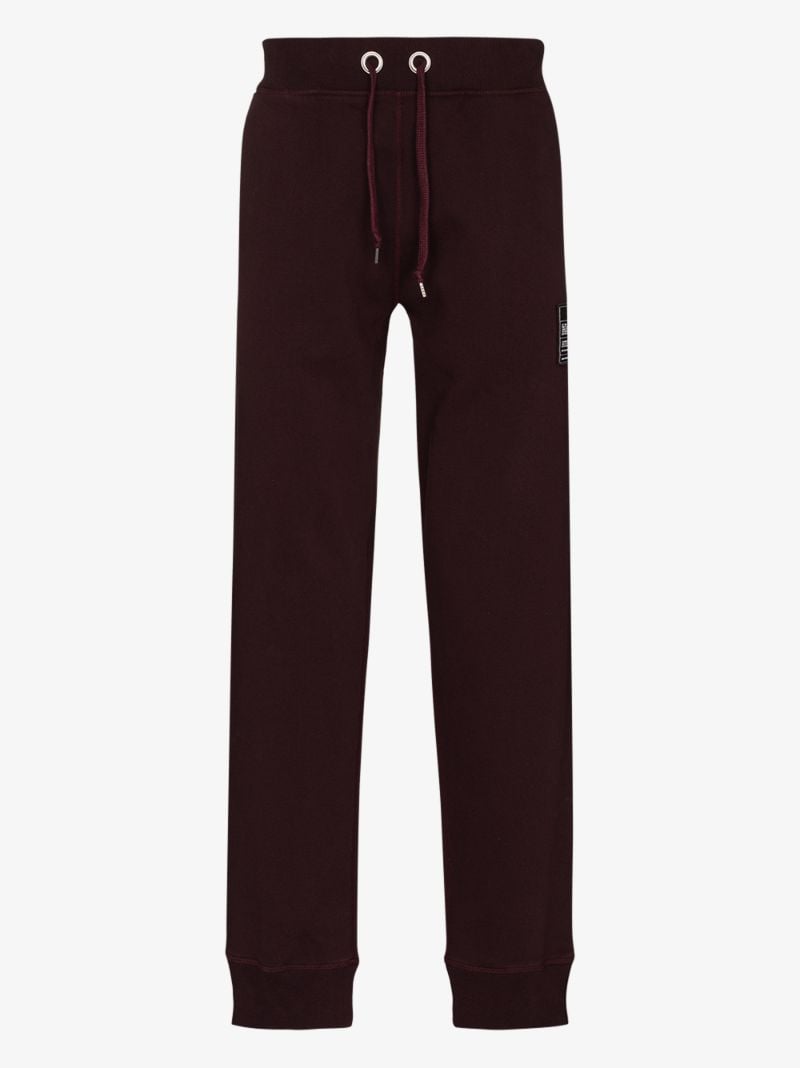 Logo Patch Cotton Track Pants