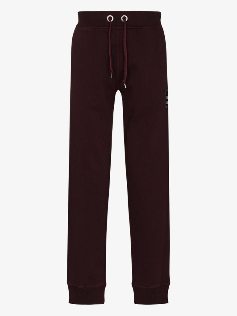 Logo Patch Cotton Track Pants