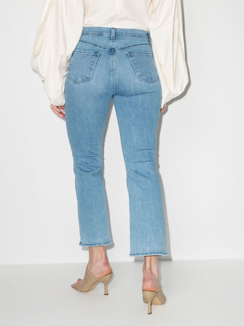 Franky Cropped Bootcut Jeans