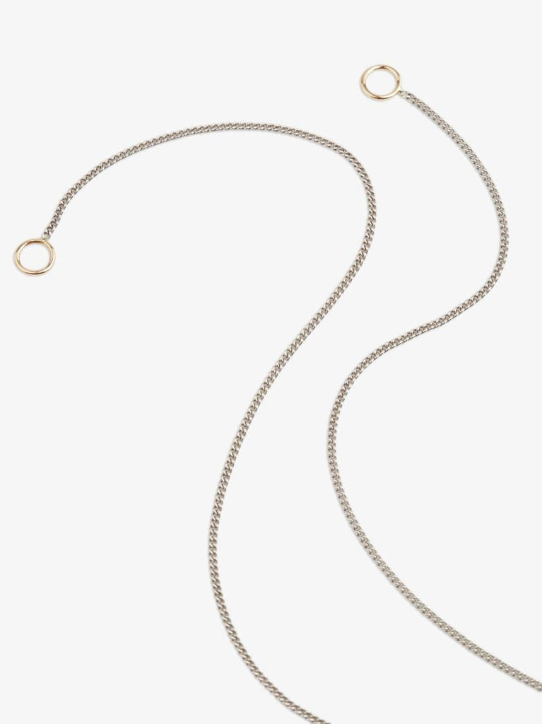 Sterling Silver Medium Curb Chain 24 Inch Necklace