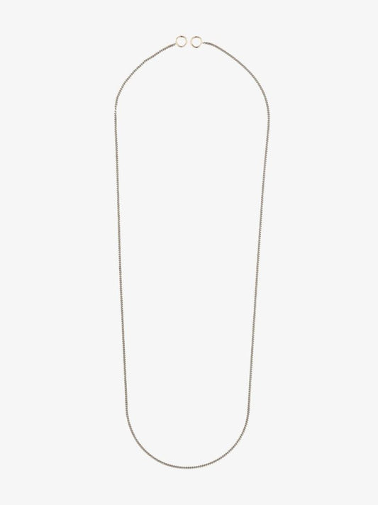 Sterling Silver Medium Curb Chain 24 Inch Necklace