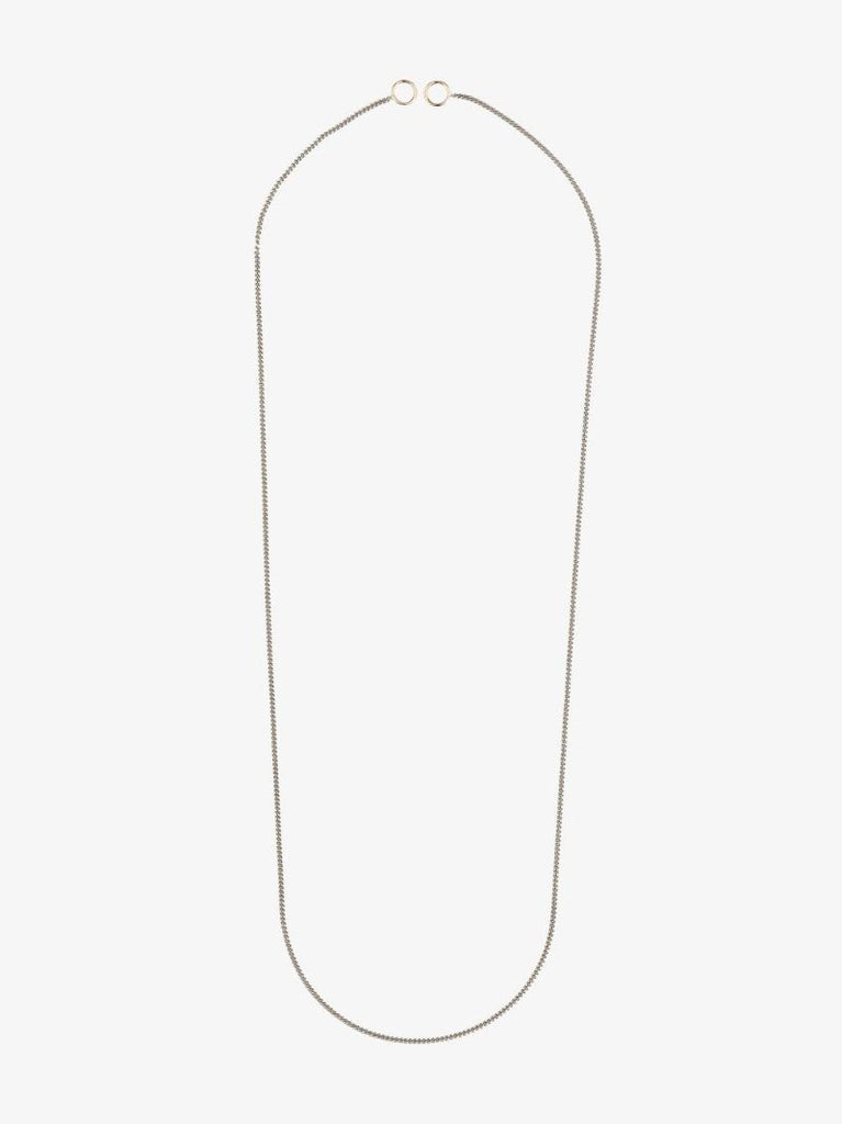 Sterling Silver Medium Curb Chain 24 Inch Necklace
