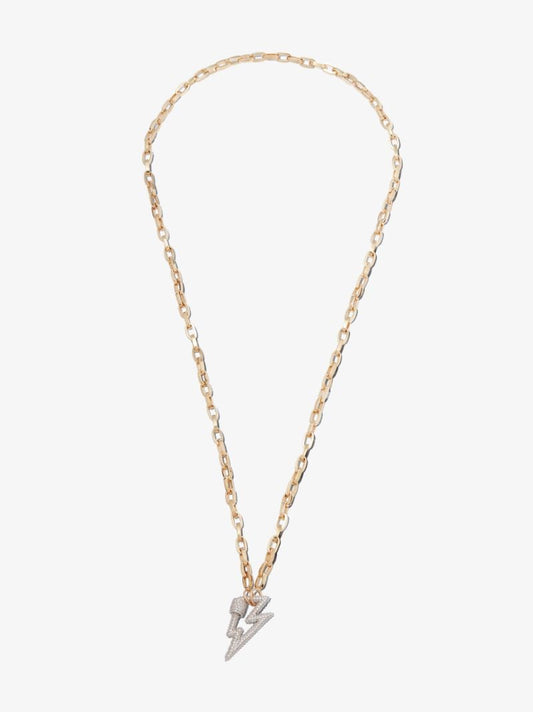 14k Yellow Gold Biker Chain 24 Inch Necklace