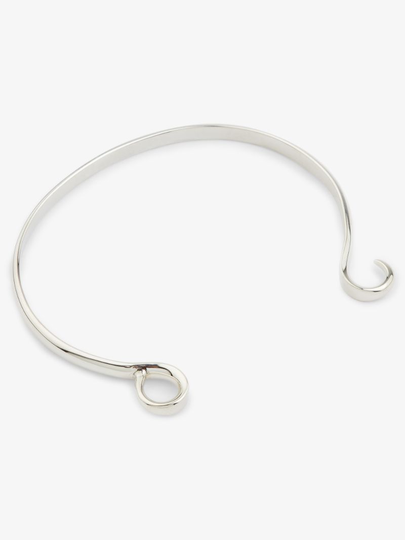 Sterling Silver Hard Hook Large Bracelet