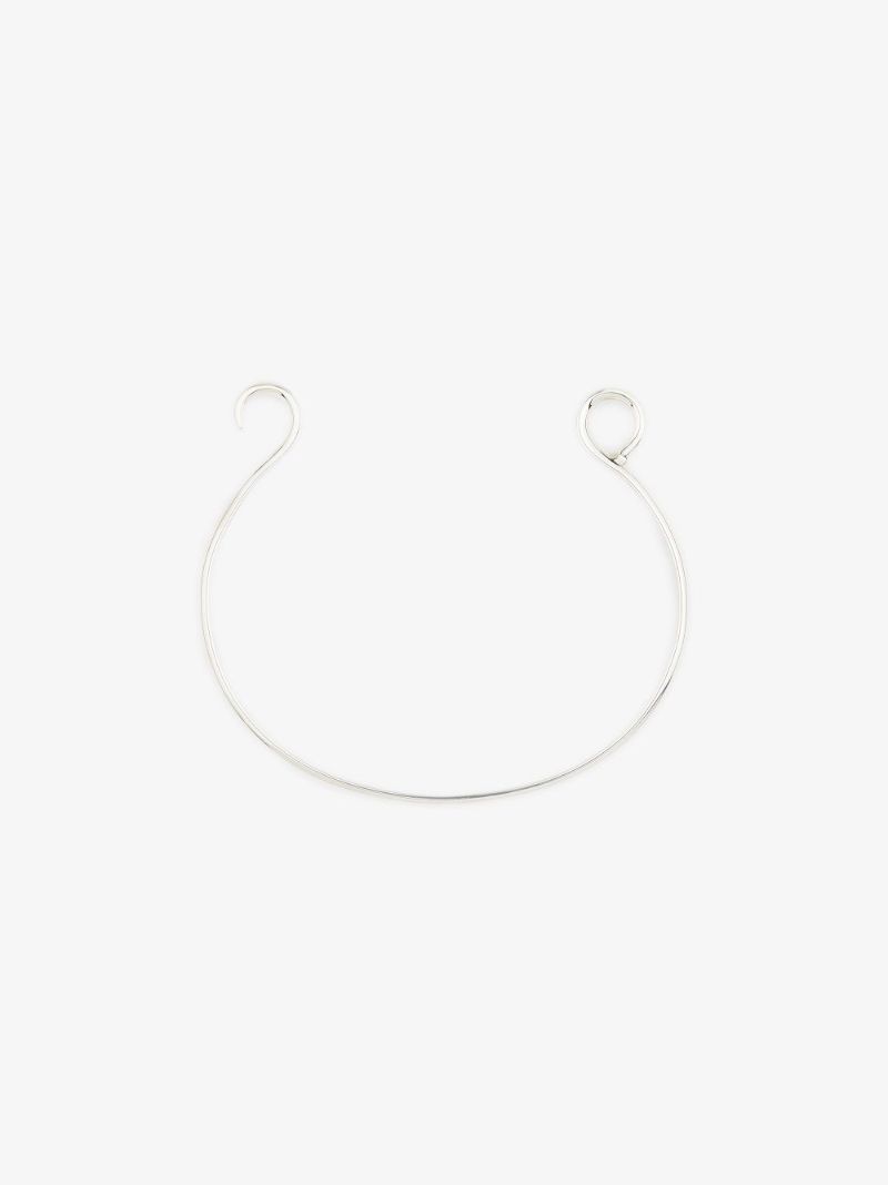 Sterling Silver Hard Hook Large Bracelet