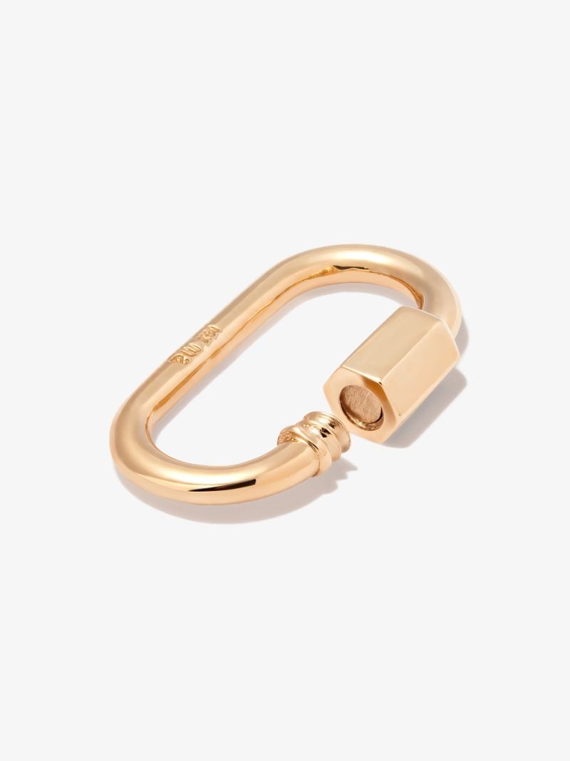 14k Yellow Gold Medium Lock Charm