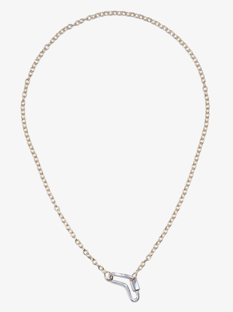 14k Yellow Gold Pulley Chain Necklace
