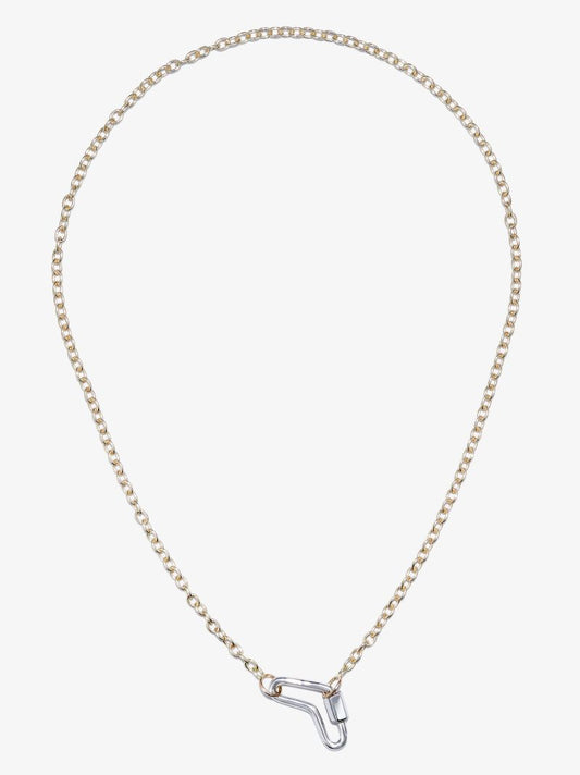 14k Yellow Gold Pulley Chain Necklace