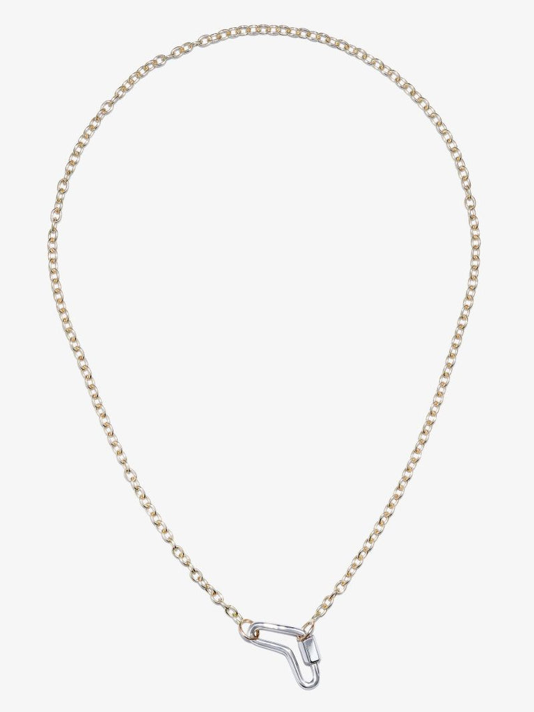 14k Yellow Gold Pulley Chain Necklace