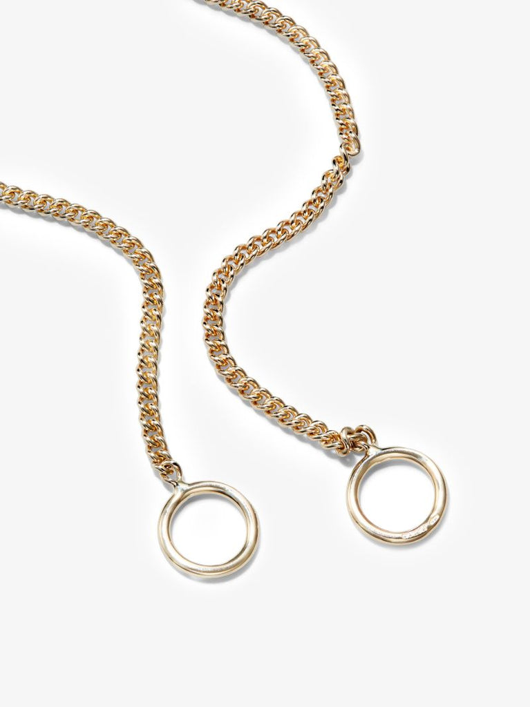 14k Yellow Gold Fine Curb Chain 20 Inch Necklace