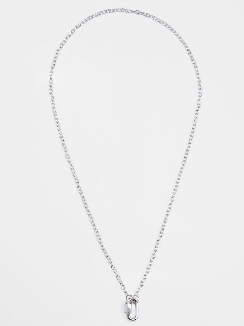 14k White Gold Pulley Chain 22 Inch Necklace