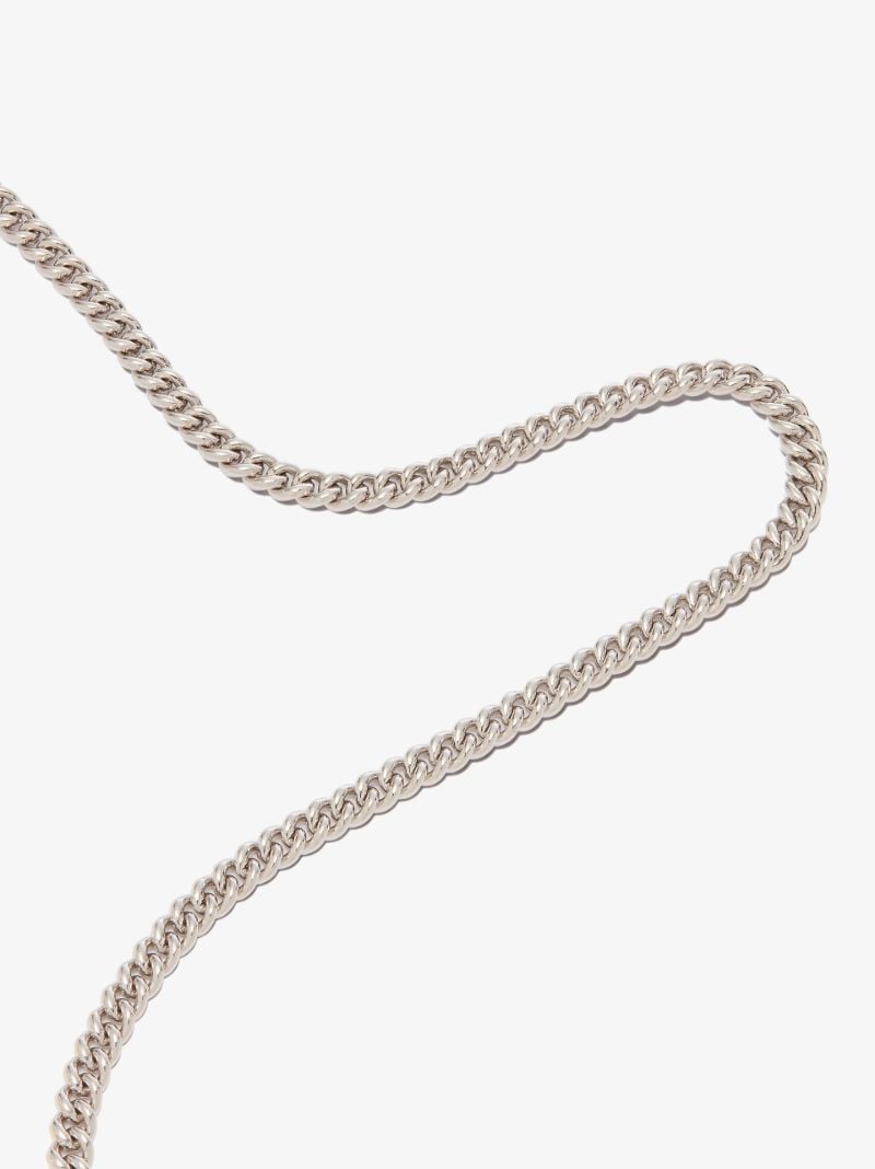14k Yellow Gold Baby Lock Heavy Curb Chain Necklace