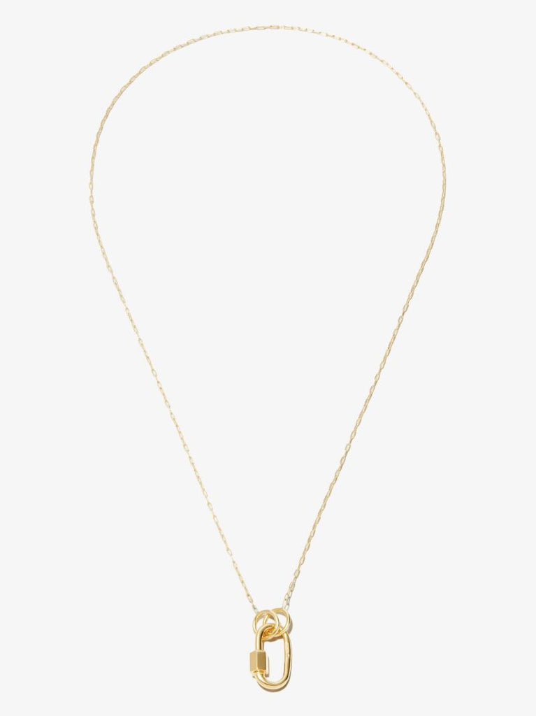 14k Yellow Gold Baby Lock Chain Necklace