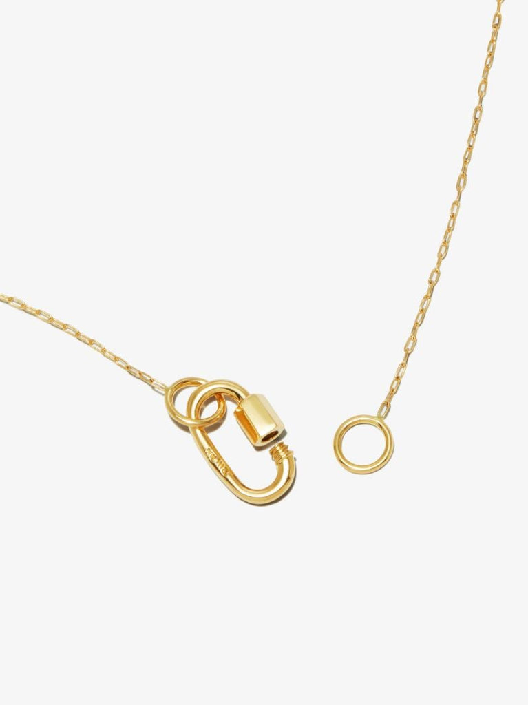 14k Yellow Gold Baby Lock Chain Necklace