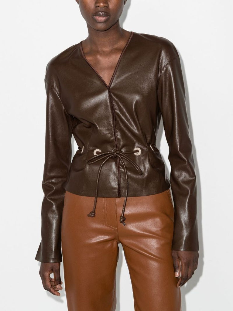 Faroe Eyelet Tie Waist Top