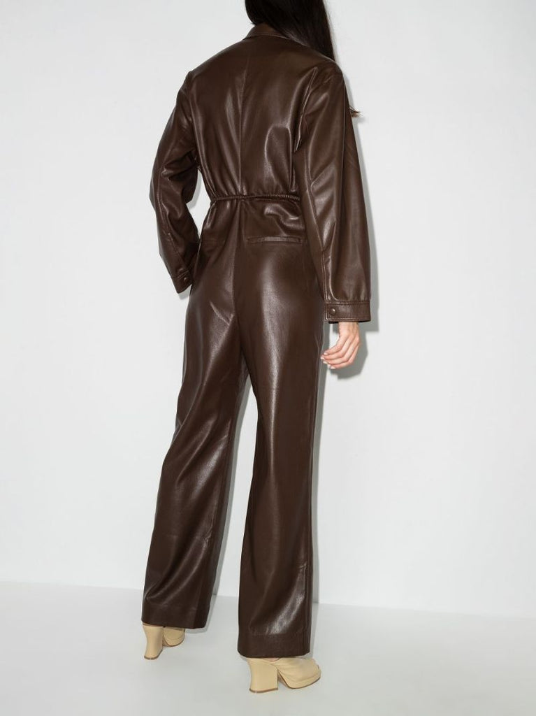 Zac Faux Leather Jumpsuit
