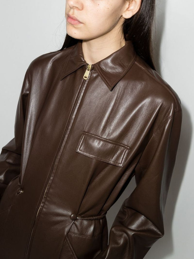 Zac Faux Leather Jumpsuit