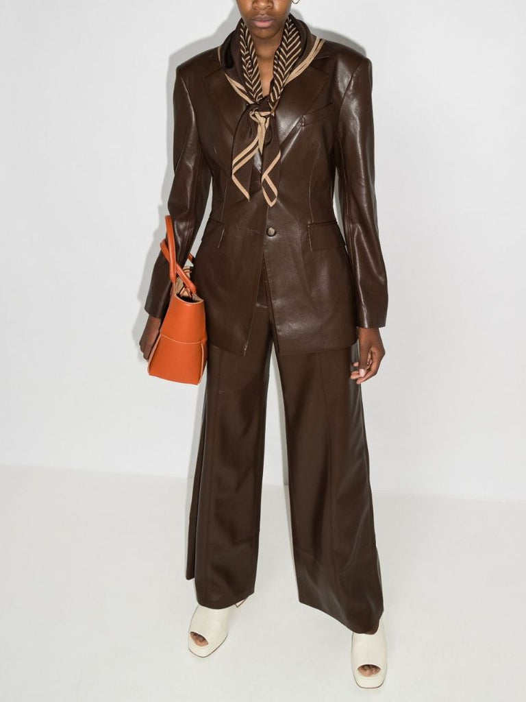 Hathi Vegan Leather Blazer