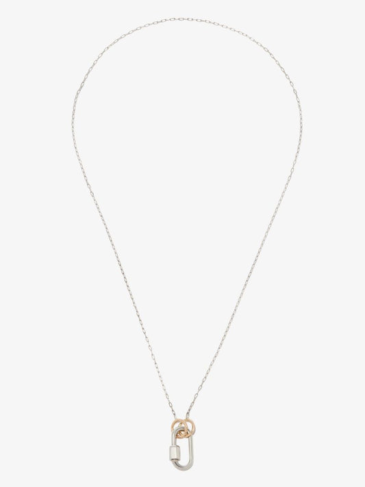 Sterling Silver Baby Lock Chain Necklace